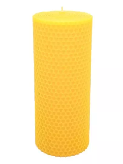 Sviečka včelí vosk žltá 160mm/70mm