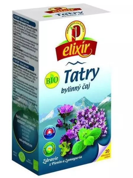 Agrokarpaty tatry bio bylinný čaj 20x1,5g
