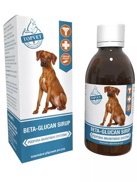 TOPVET Beta - glukán sirup pre psov 200ml