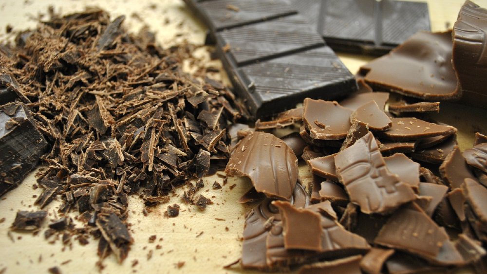 rôzne druhy čokolády