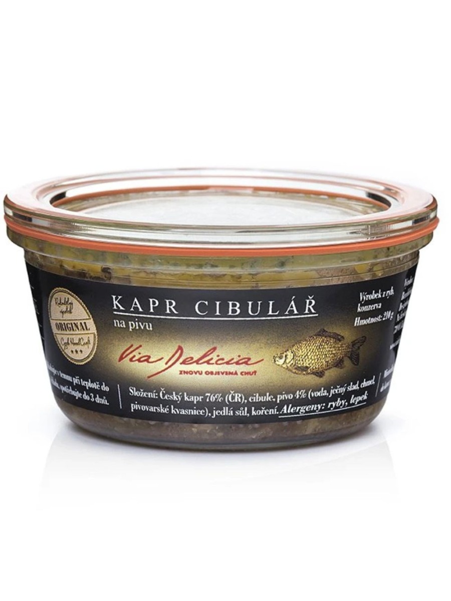 Via Delicia Kapor cibuliak na pive 210g