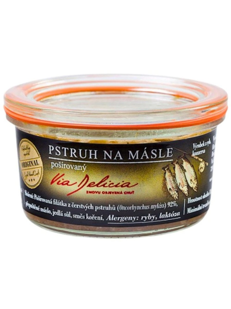 Via Delicia Pstruh na masle pošírovaný 130g