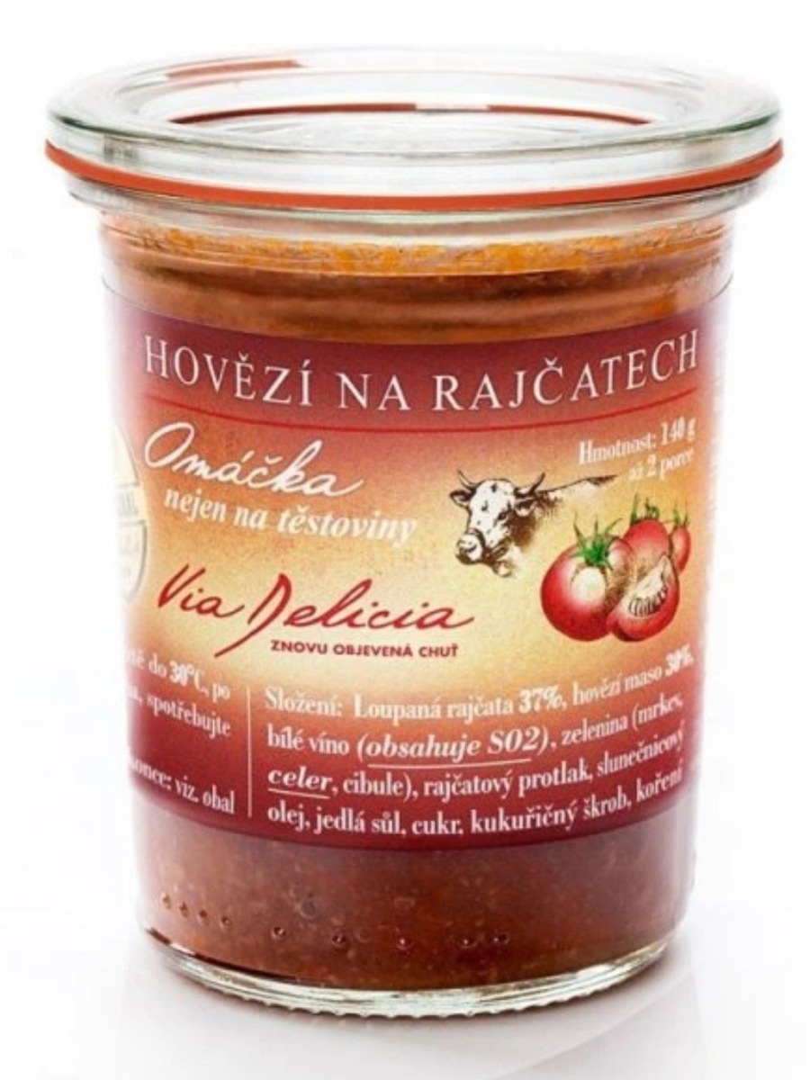 Via Delicia Hovädzie na paradajkách 140g