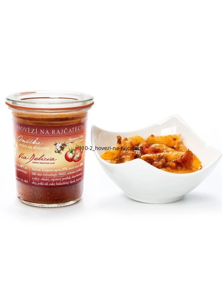 Via Delicia Hovädzie na paradajkách 140g 