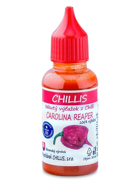 Carolina reaper - tekuté chilli 30ml