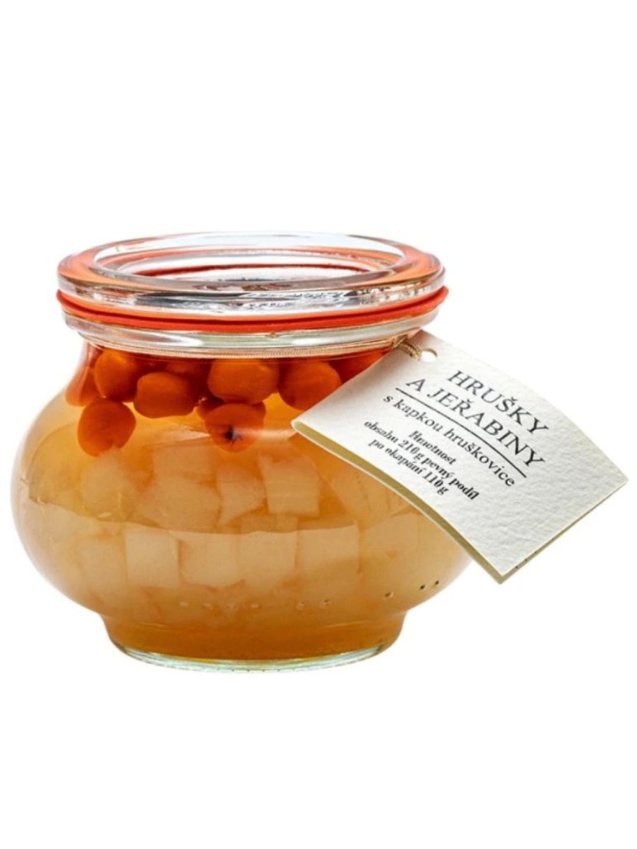 Via Delicia Hrušky a jarabiny s kvapkou hruškovice 210g 