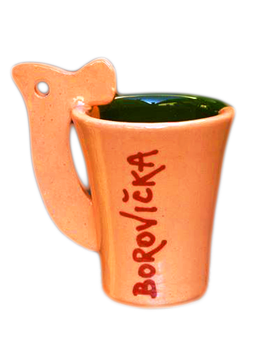 Štamperlík hlinený borovička 0,04l