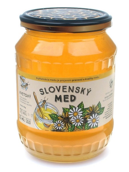 Golitko kvetový včelí med -  viacdruhový jarný 950g