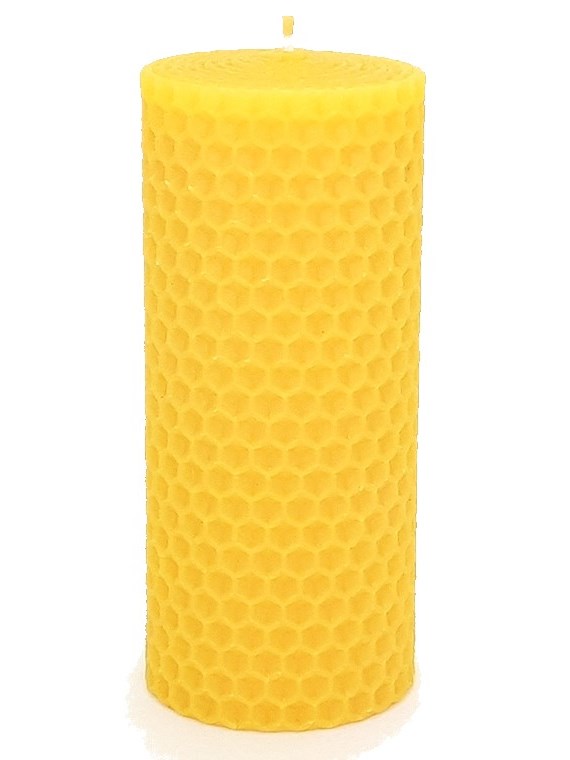 Sviečka včelí vosk žltá 110mm/48mm