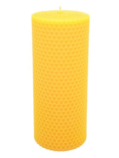 Sviečka včelí vosk žltá 160mm/70mm