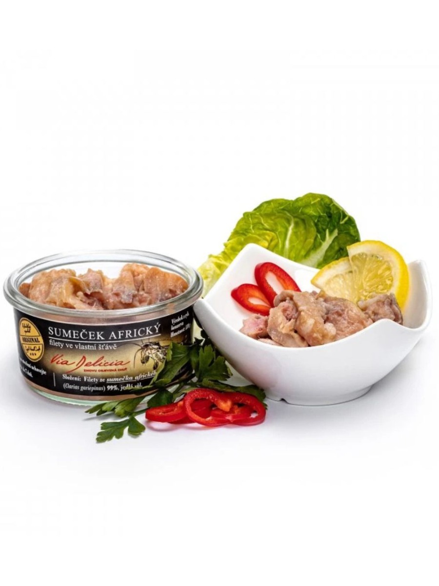 Via Delicia Sumček africký vo vlastnej šťave 130g