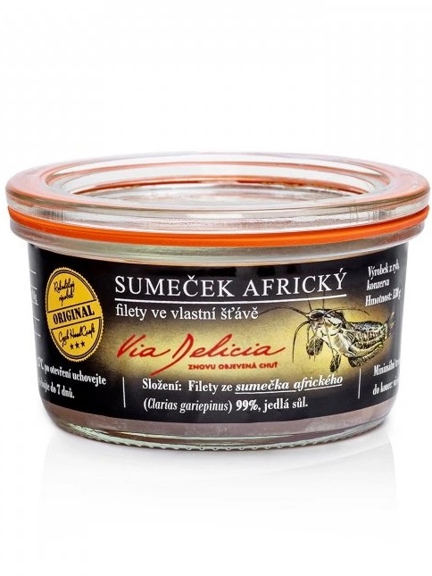 Via Delicia Sumček africký vo vlastnej šťave 130g