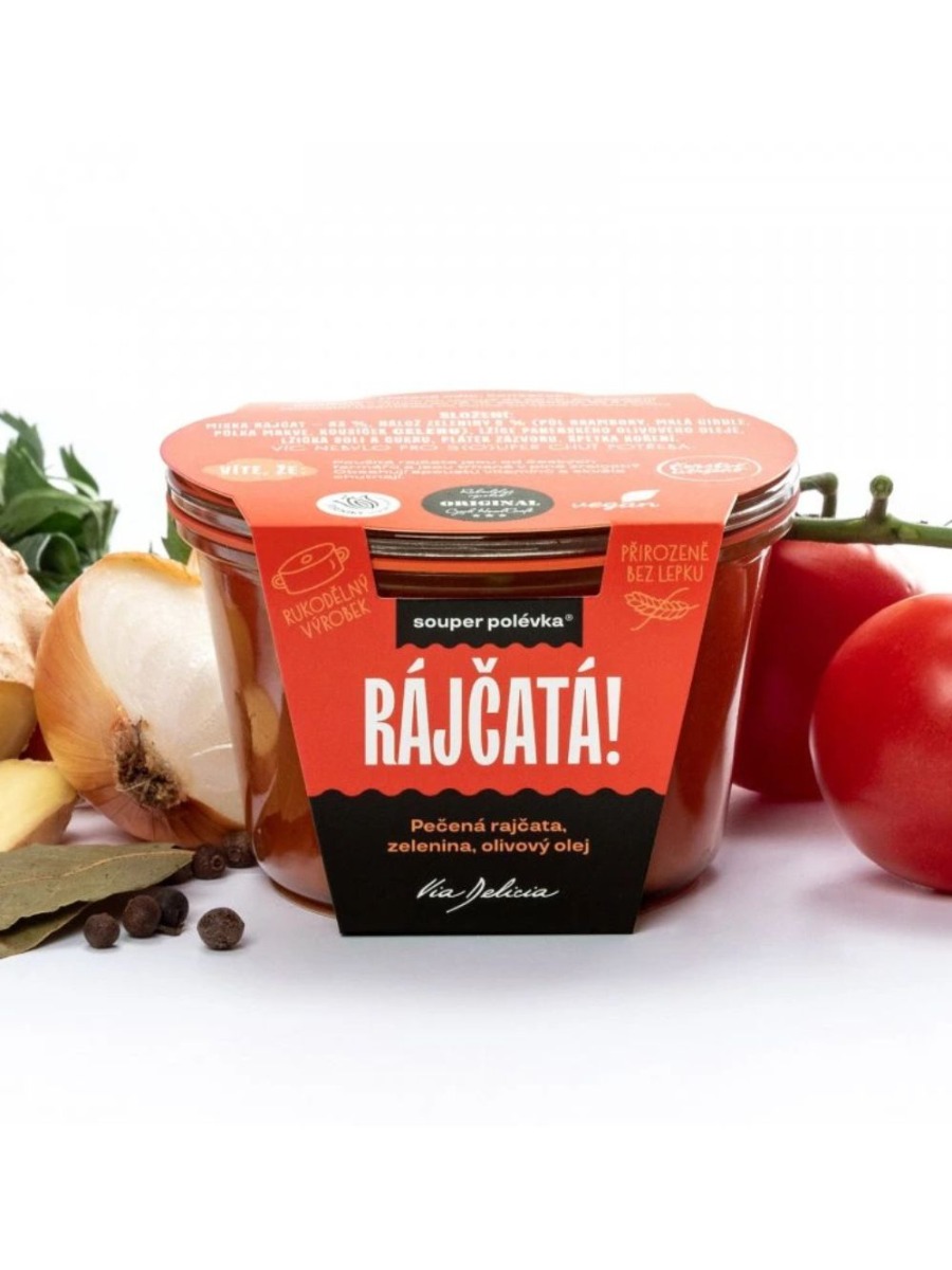 Via Delicia Polievka z pečených paradajok a zeleniny 300g
