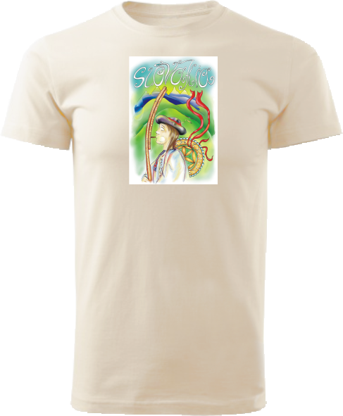 Tričko valach Unisex Natural