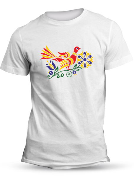 Tričko bažant 1 Unisex Biele