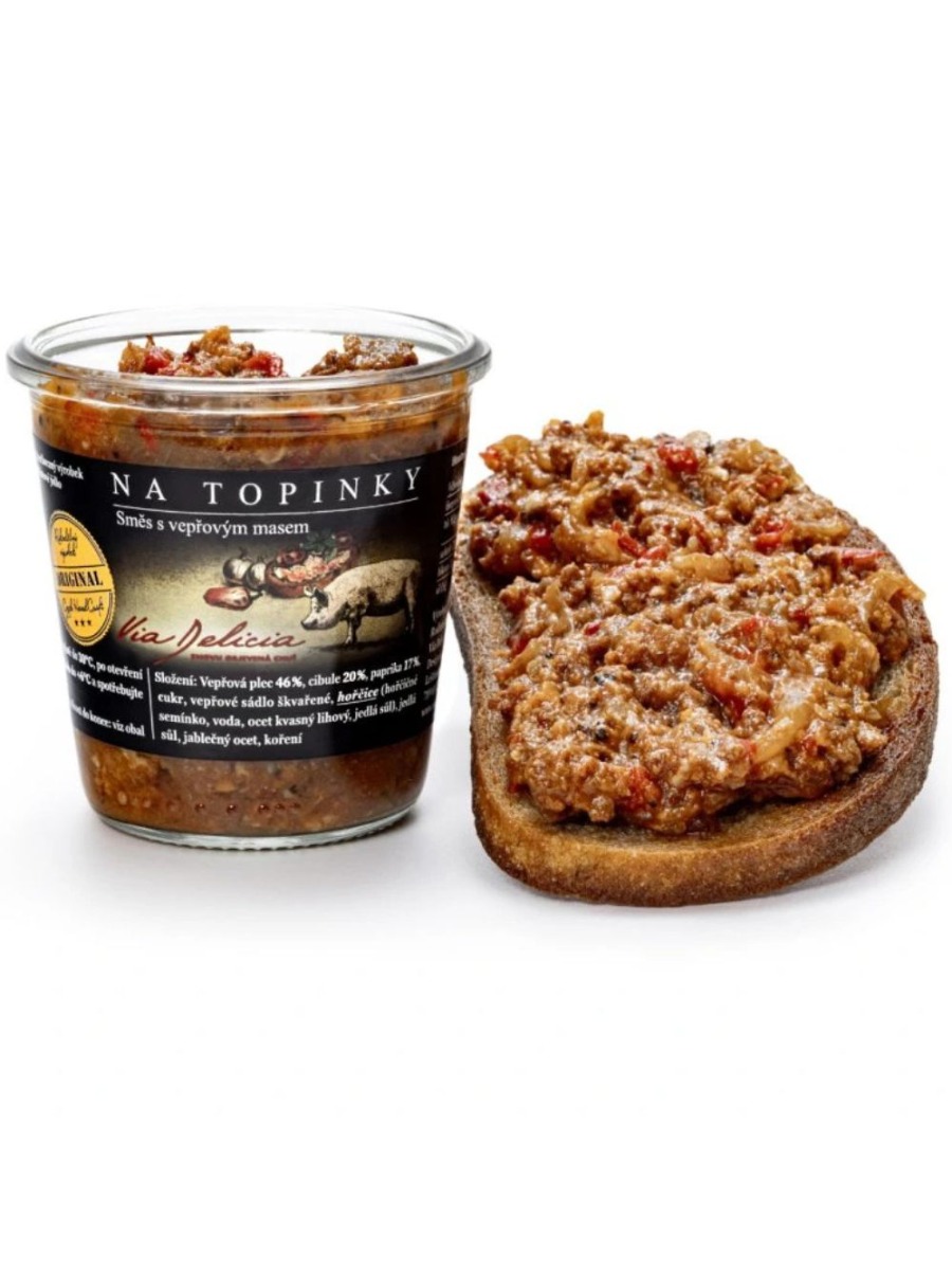 Via Delicia Na hrianky zmes s bravčovým mäsom 265g