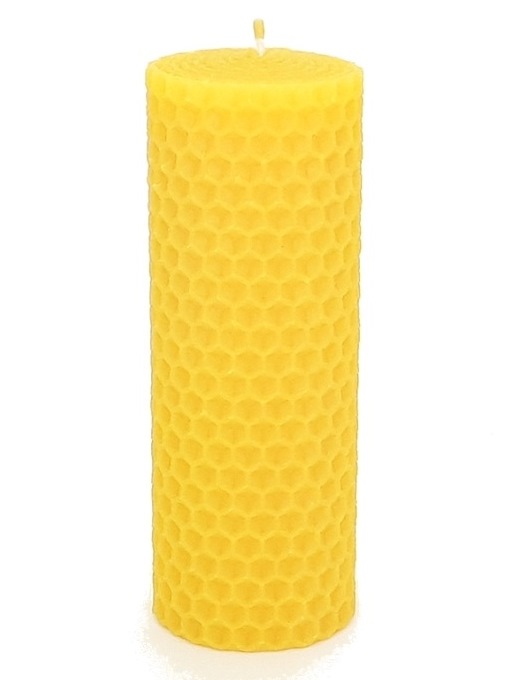Sviečka včelí vosk žltá 110mm/40mm