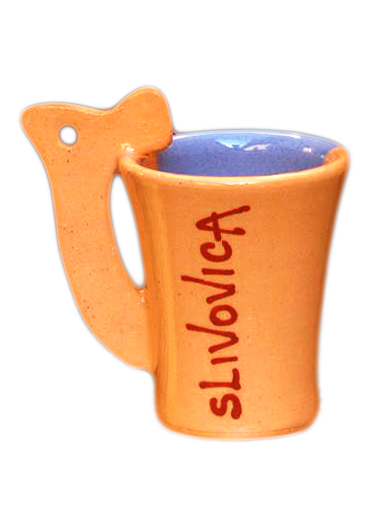 Štamperlík hlinený slivovica 0,04l