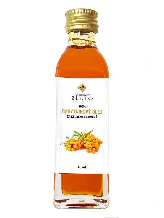 Tvrdošovské zlato Rakytníkový olej 100% zo semien 40ml