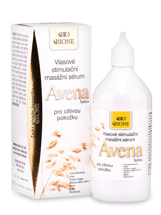 Bione Cosmetics - Vlasové stimulačné masážne sérum Avena 215ml