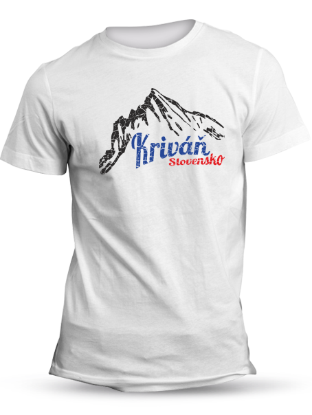 Tričko Kriváň Unisex Biele