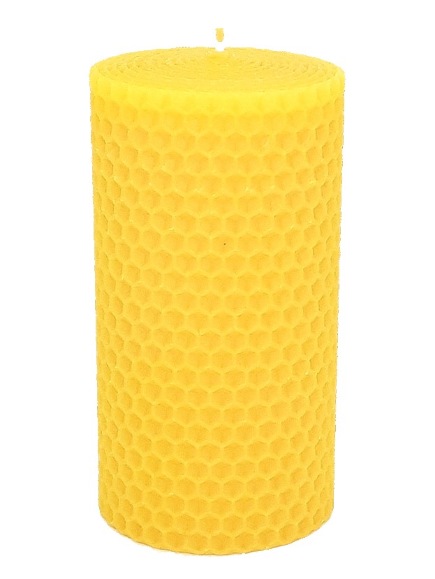 Sviečka včelí vosk žltá 110mm/60mm