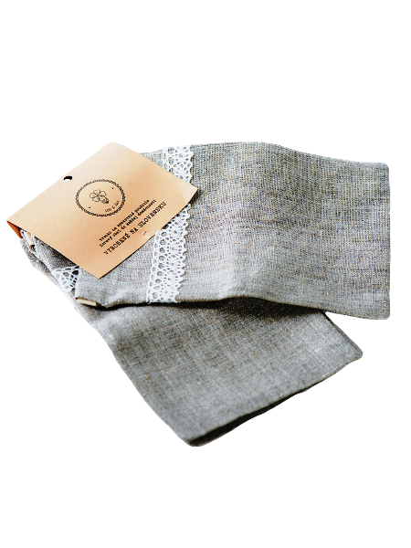 Ľanové vrecká mini 3ks