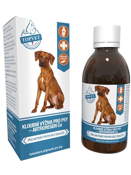 TOPVET Kĺbová výživa sirup pre psov 200ml