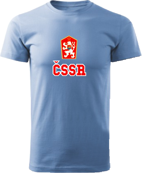 Tričko ČSSR Unisex Svetlomodré