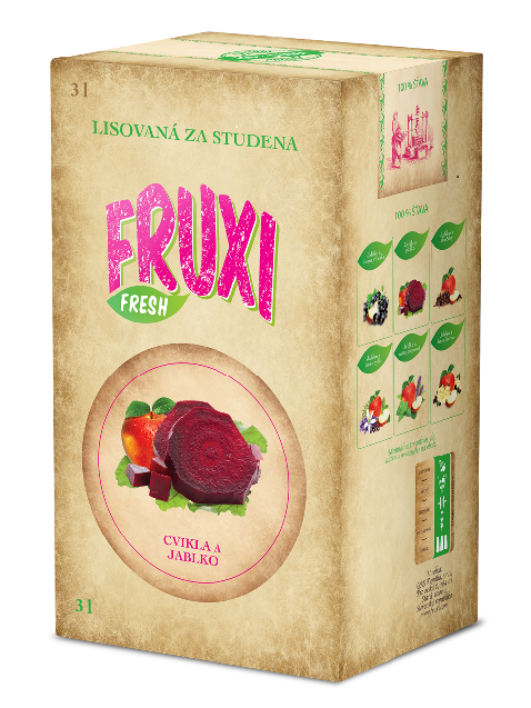 Fruxi jablko-cvikla 100% šťava 3L