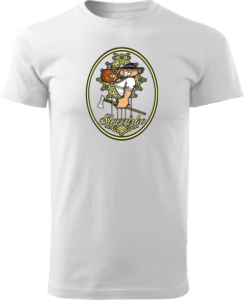Tričko mládenec Unisex Biele