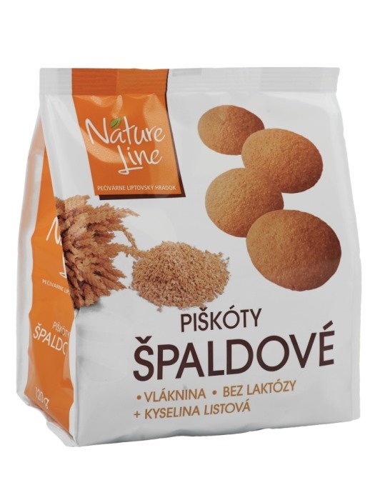 Pečivárne liptovský hrádok špaldové piškóty 120g