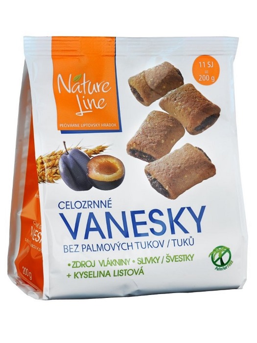 Pečivárne liptovský hrádok vanesky celozrnné 200g
