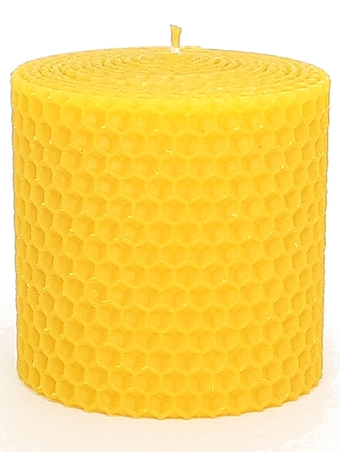 Sviečka včelí vosk žltá 67mm/70mm