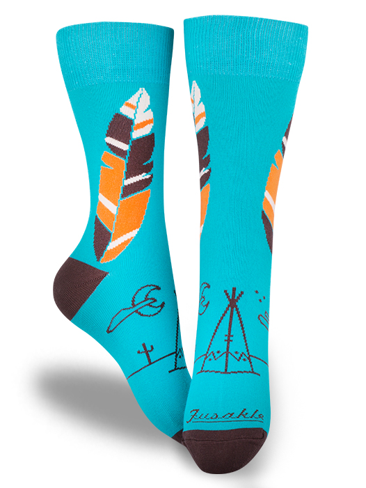 Fusakle ponožky Apač L 43 - 46