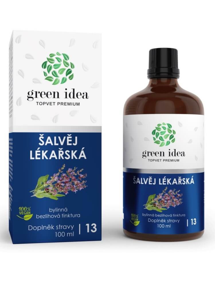 Topvet Green Idea Šalvia lekárska bezliehová tinktúra 100ml