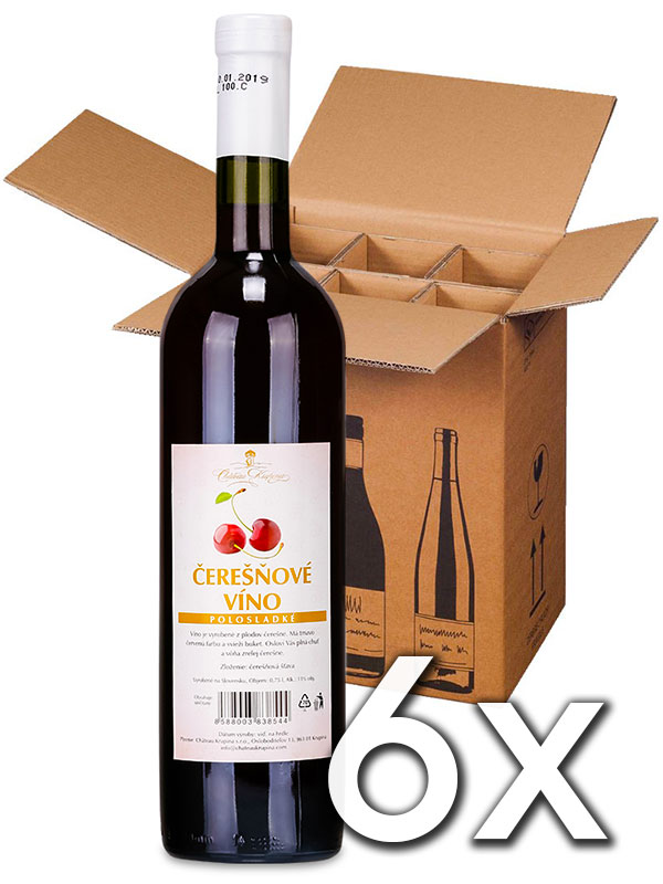 Čerešňové víno Château Krupina 0,75L | 6ks v kartóne