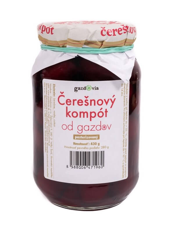 GAZDOVIA Čerešňový kompót 430g