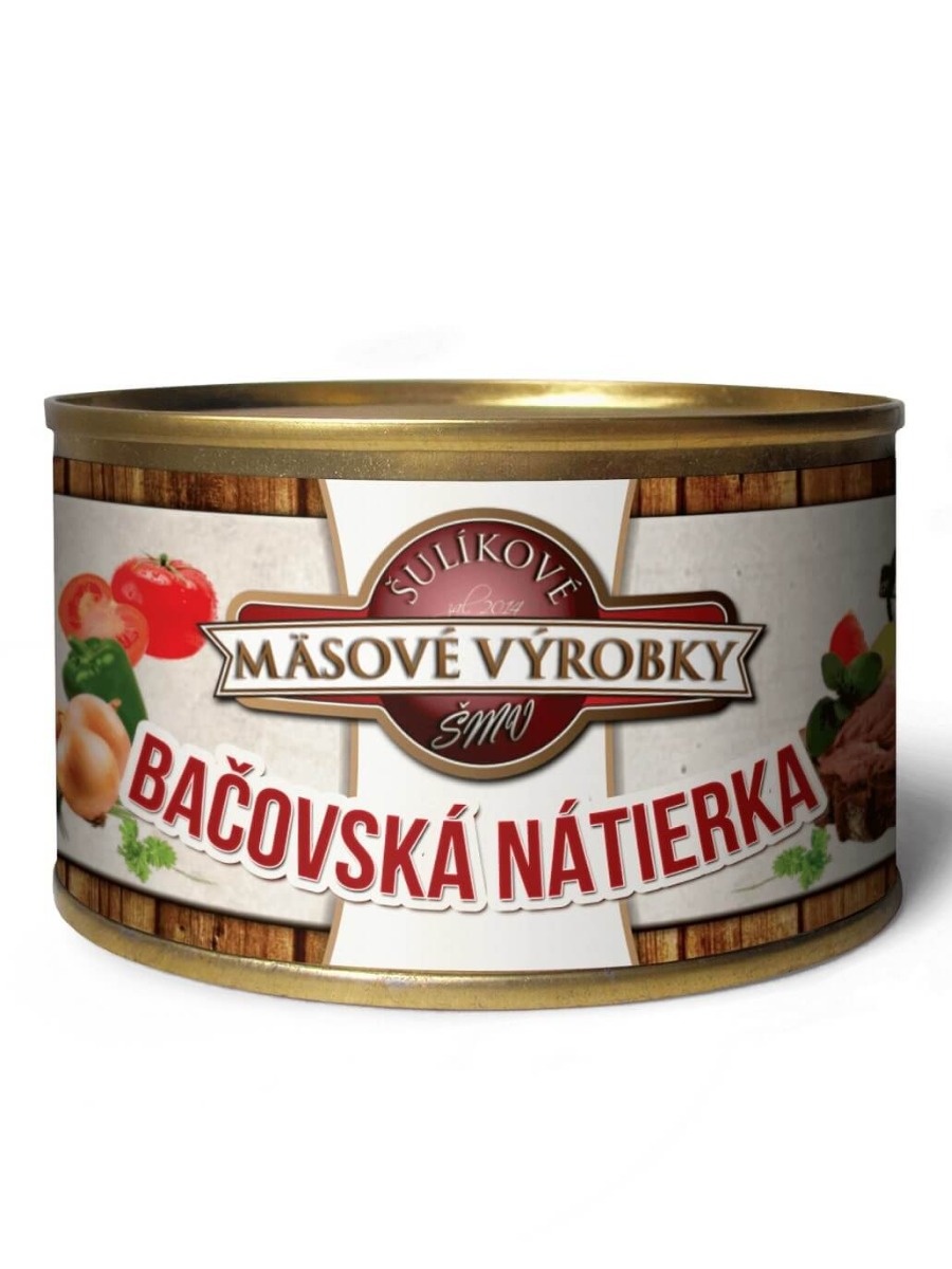 Šulíkové mäsové výrobky Bačovská nátierka 180g