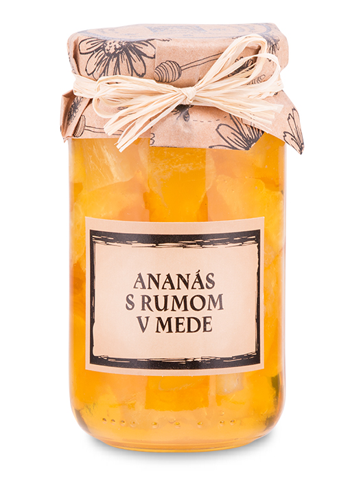 Ananás v rume a mede 230g
