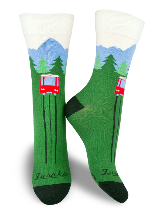 Fusakle ponožky Hrebienok L 43 - 46