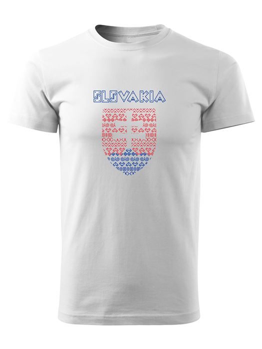 Tričko čičmanský znak Unisex Biele