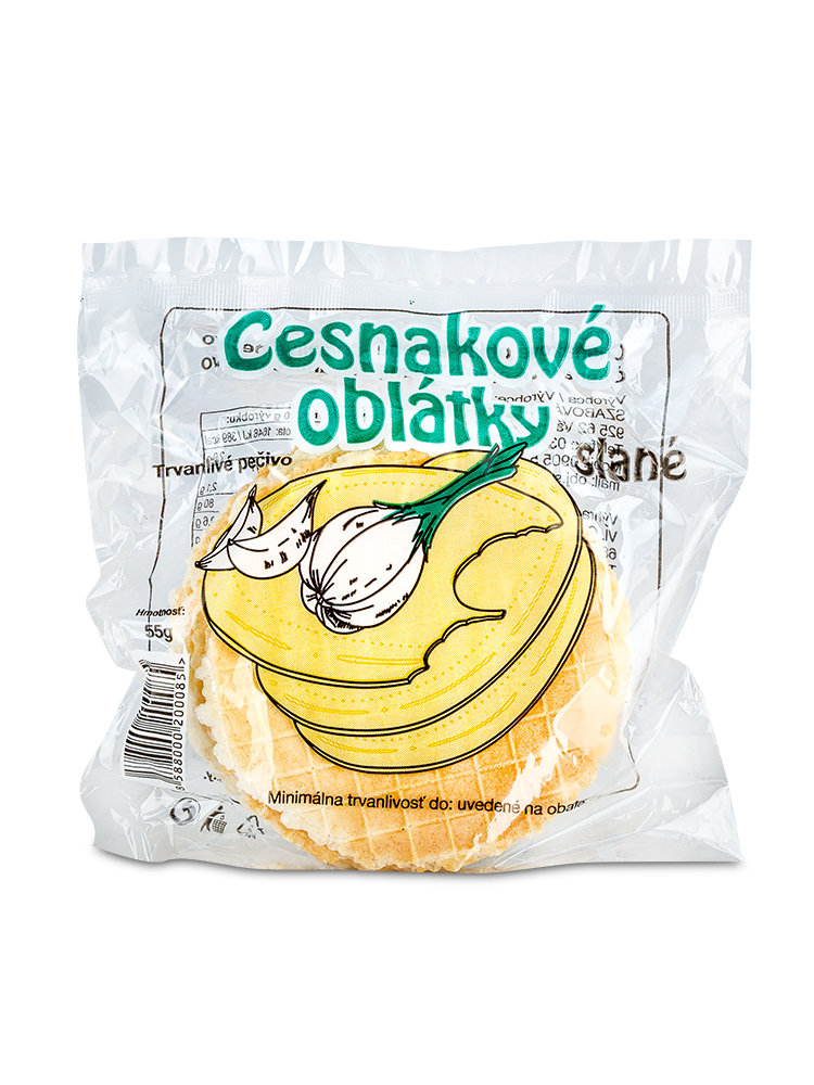 Oblátky cesnakové slané 55g