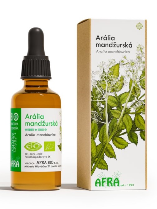 AFRA Arália mandžurská - BIO tinktúra z koreňa 50ml