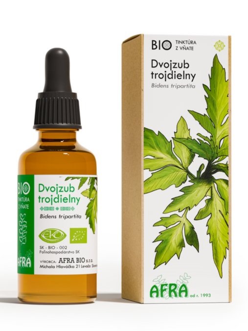 AFRA Dvojzub trojdielny - BIO tinktúra z vňate 50ml