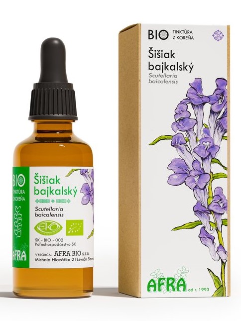 AFRA Šišiak bajkalský - BIO tinktúra z koreňa 50ml