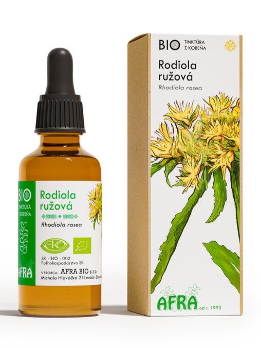AFRA Rodiola ružová - BIO tinktúra z koreňa 50ml