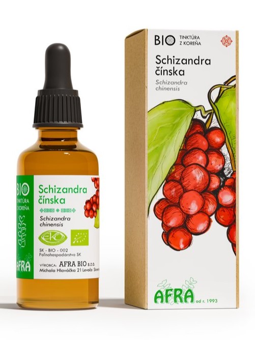 AFRA Schizandra čínska - BIO tinktúra z koreňa 50ml