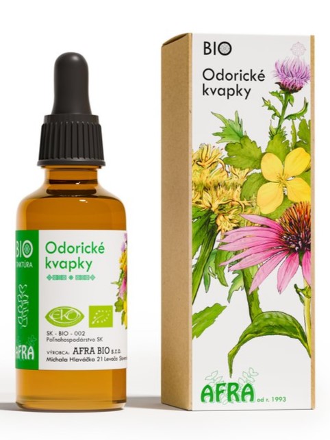 AFRA Výťažok odorické kvapky - BIO tinktúra 50ml