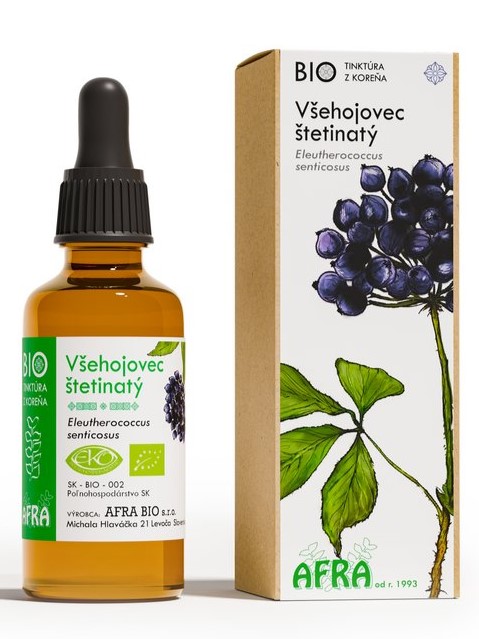 AFRA Všehojovec štetinatý - BIO tinktúra z koreňa 50ml
